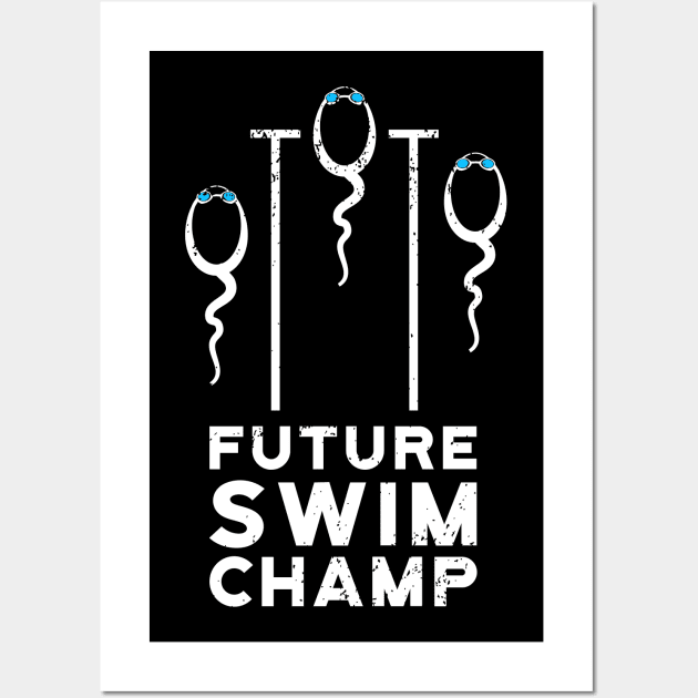 Future Swim Champ 2 Wall Art by atomguy